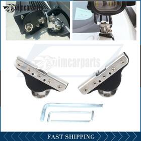 Im160803s01 Imcarparts Light Bar Mount Bracket Clamp Holder 2pcs Silver For Car Truck Universal Pair