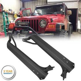 Crae0005426 Ironwalls Fit 52 Inch Straight Light Bar For Jeep Wrangler Tj Windshield Roof Mount Bracket
