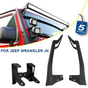 Cvg72513 Ironwalls 52 Inch Led Light Bar Mount Brackets And Dual Deck For Jeep Wrangler Jk Cvg72513 Ironwalls 52 Inch Led Light Bar Mount Brackets And Dual Deck For Jeep Wrangler Jk