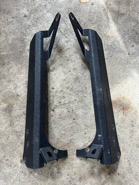 Eg-mot00988 Ironwalls 52 Inch Led Light Bar A-pillar Roof Mount Bracket For Jeep Wrangler Tj 1997-2006