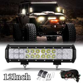 Fulft0004 Ironwalls 12 Inch 72w Led Work Light Bar Spot Flood Combo Boat Truck Suv Atv Utv 4wd 14ftft