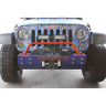 J0045689 Steinjager Wrangler Jk Bumper Light Bar Short Fluorescent Orange