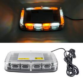 Wl-52010 Kac 223457 New Yellow And White Warning Lamps Flashing Lamp Magnetic
