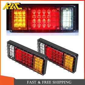 Adv506741 Kac 2pcs Rear Light Bar Trailer Truck Tricolor Steering Brake Astern Rv Camper 40led