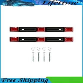 Ka535628c Kac Truck And Rv Stop Tail Rear Brake Turn Light Bar 15 Inch 9 Led Red Sealed Trailer