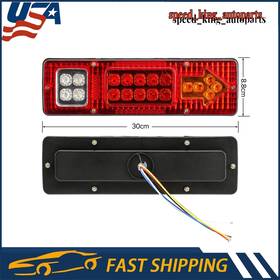 Spe531194 Kac 2 19 Led Trailer Tail Light Kit Rear Stop Brake Turn Indicator Truck-lamp