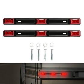 Top556494 Kac 15 Inch Warning Lamps 9 Led Strip Pair 12v 2pcs