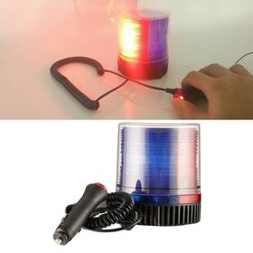 Top556630 Kac Signal Lamp Warning Lamps Yellow And Blue Flashing Magnetic 1pc