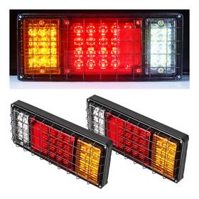 Yia408656 Kac 2x Rear Light Bar Astern Rv Camper Trailer Truck Tricolor Steering Brake 40led