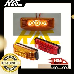Zon556500 Kac 3.9 Inch 3led Side Light Warning 10pcs 5pcs Red Yellow 12v