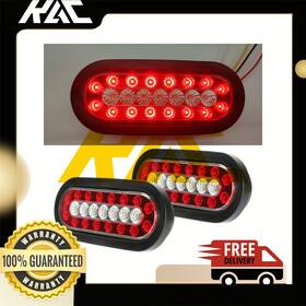 Zon556623 Kac 2x Warning Lights Red And Yellow Turning Brake 12v 2pcs Pair