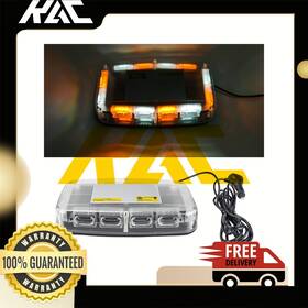 Zon556654 Kac Warning Lights Yellow And White Flashing Light Magnetic Wl-52010