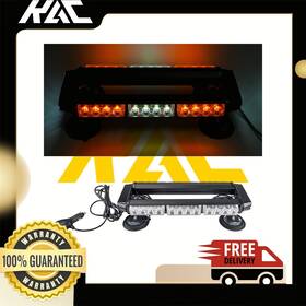 Wl-52024g-3 Kac Zon556692 Yellow And White Warning Lights Flashing Light Magnetic
