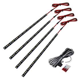 Karparts360 196837107606 Raptor Led Light Strip Kit 10in Universal 4 Per Clear/white