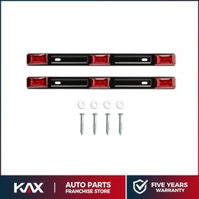 Ic99158801l Kax 2pc 15 Inch 9 Led Red Sealed Trailer Truck&rv Stop Tail Rear Brake Turn Light Bar