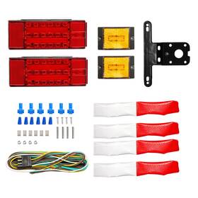 Tl-20 Kax Rear Trailer Truck Turn Brake Light Set With Side Lights Kits 12v