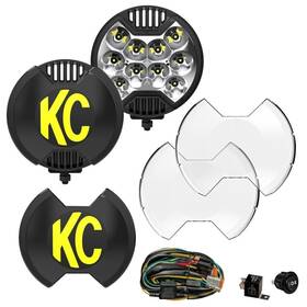 Kc Hilites 023571611260 Slimlite 6 Inch Led Master Light Kit Pair 106