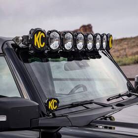91308-bc Kc Hilites Gravity Pro6 50 Inch Led Roof Overhead 8-light Bar For 21-25 Ford Bronco