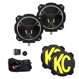 91403 Kc Hilites Gravity Titan 6 Inch Led Light - Wide-40 Beam Pair