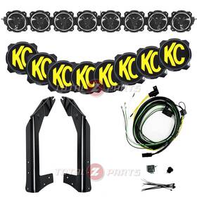 Kc Hilites 91418-jku Gravity Titan 50-inch Roof Overhead Light Bar For Jeep Wrangler Jku