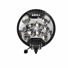 Tlx-kcl1100-cl360a70 Kc Hilites For Slimlite 6 Inch Led Light 50w Spot Beam Single - Black