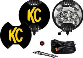 Kc-100 Kcs Slimlite 100 Led Black Spot Beam - Pair Pack System Light Bar
