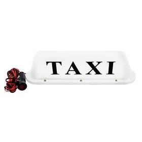 Keehui 699956178408 Taxi Sign 12v With 13.78 Inch X3.94 X3.74 White Letter