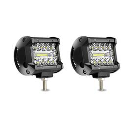 Kn-18wsm2psp Keenaxis Led Pods Light Bar 4 Inch 60watt 6000lumens Driving Fog Off Road Lig