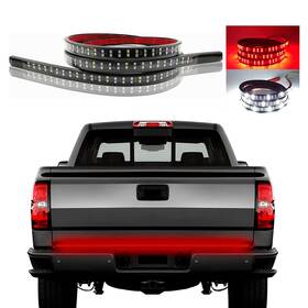 Kewucn-191tl-b Kewucn Tailgate Light Bar 48 Inch Led Ip65 Double Row Strip With Red Running