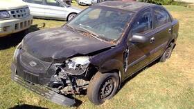 176.ki1a07 Kia High Mounted Stop Light 3rd Brake Assembly Sedan Fits 06-11 Rio Oem