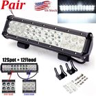 Kwj5892233 Matcc Pair Inch Led Work Light Bar Flood Spot Combo