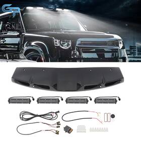 Gre240285 Labwork Black Roof Top Light Bar 4 Led Drl For Land Rover Defender 90 110 130 2020-2024