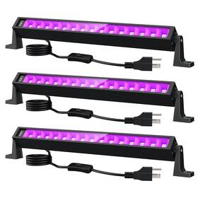 Vipbt-38c Lamvip 38w Led Black Light Bar Blacklight Bars With Plug And Switch Up 22x22f