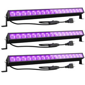 Vipbt-54c Lamvip Upgraded 54w Led Black Light Bar Blacklight Bars Lights With Plug 5ft