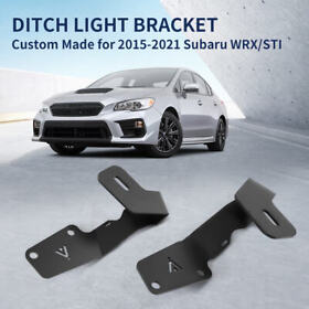 Lw-sub02 Lasfit Ditch Light Bracket Mount For 2015-2021 Subaru Wrx Sti Black