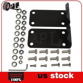 Le16243711a Leader Led Light Bar Mount Brackets For 2010-18 Dodge Ram Pair 30ftft 40ftft Curved Front