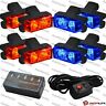 Led-329rb Autopartfix Led Red Blue Light Emergency Warning Strobe Flashing Bar