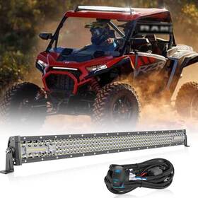 Dti-1r-230-elhm Led-nightrider Rlx For Polaris Ranger Xp 1000/1000 Crew 30 Inch Light Bar Combo Rock Switch Wiring