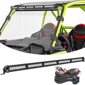 Dti-1r-30-b1r-r Led-nightrider Slim For Polaris Rzr Turbo 30 Inch Single Row Light Bar Rocker Switch Wiring