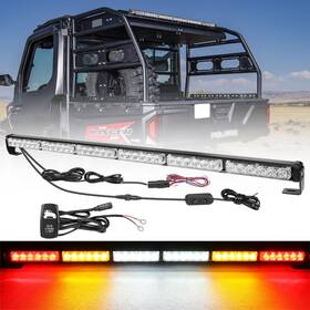 Dti-1r-37-chase Led-nightrider Rlx For Polaris Ranger Xp 1000/1000 Crew 37 Inch Rear Chase Light Bar Rock Switch