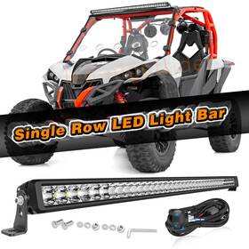 Dti-2r-40-bsr Led-nightrider For 2017 Can-am Maverick X3 40 Inch Single Row Light Bar Super Slim Wiring 12v