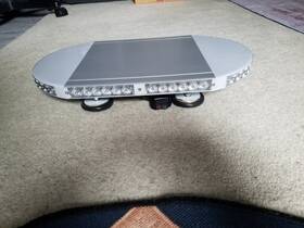 18enf Led Outfitters 18 Inch Enforcer Mini Light Bar Amber And White Lights