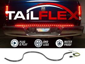 Lu-tk-lb-flex-48-rw.2 Ledglow 48 Inch Tailflex Mid-size Truck Led Tailgate Light Bar