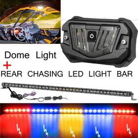 Dki012345startsdlxr1 Lednightkiller For 17 Can-am Maverick X3 Utv Interior Led Dome Light White 37 Inch Rear Bar