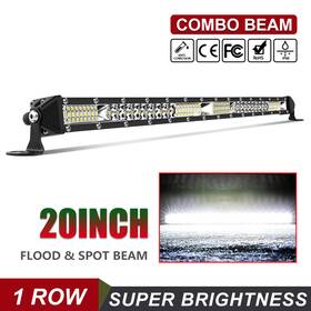 961020 Ligbt Slim Row 20inch 480w Led Work Light Bar Combo Flood Spot Truck Suv 4wd Offroad