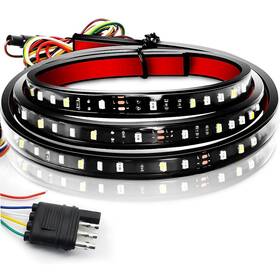 J0032 Ligbt 60ftft Tailgate Light Bar 12v Single Row Led Brake Strip For Red Running