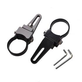 Lightronic 744750127463 Universal-fit 360 Adjustable 1.25 Inch Tubular Clamp Light Mounts For Offroad Led