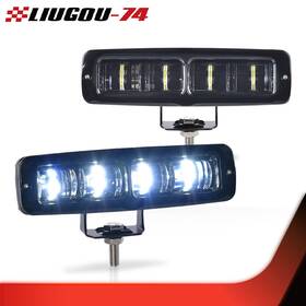 Big78835 Liugou74 2pc Led Work Light Bar Spot Pods Fog Lamp For Offroad Driving Truck 4wd Suv Atv