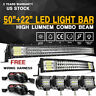 Lj-684w306wcdtir4p60w-bt Hebulbs Led Light Bar Curved Flood Spot Combo Driving Offroad