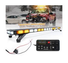 Lmc108-48in-wy-2 Lumenix 48 Inch Led Rooftop Strobe Emergency Lights Bar Heavy-duty Warning Fl